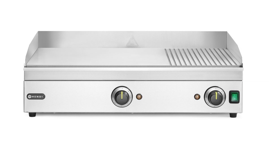 [BM-HENDI-154960] Kepimo plokštė 1/3 rievėta, HENDI, Kitchen Line, 230V/3500W, 697x474x(H)241mm