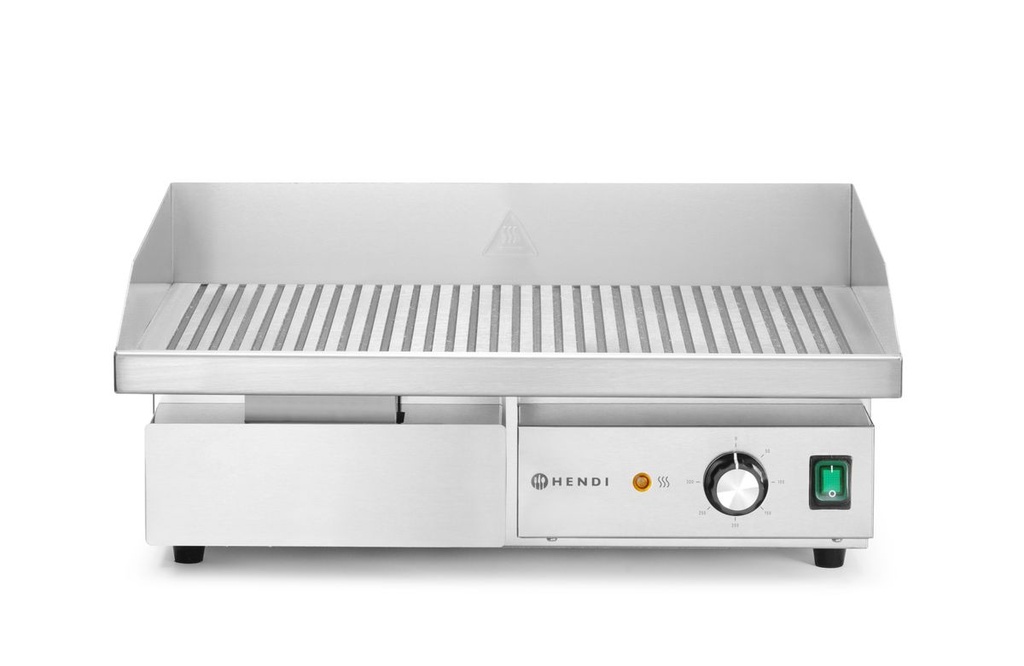 [BM-HENDI-154984] Kepimo plokštė, rantytas, HENDI, Budget Line, 230V/3000W, 550x430x(H)240mm