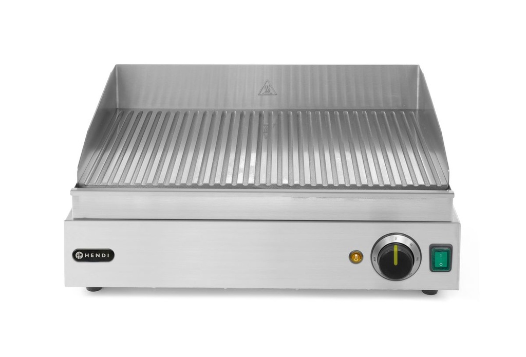 [BM-HENDI-203170] Kepimo plokštė, rantytas, HENDI, Profi Line, 230V/2400W, 527x404x(H)233mm