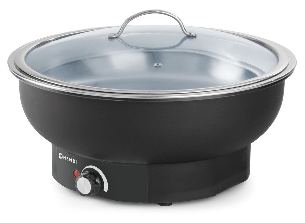 [BM-HENDI-204832] Elektrinis maisto šildytuvas (chafing dish) Tesino, HENDI, Kitchen Line, 6,8L, 230V/500W, ⌀405x(H)240mm