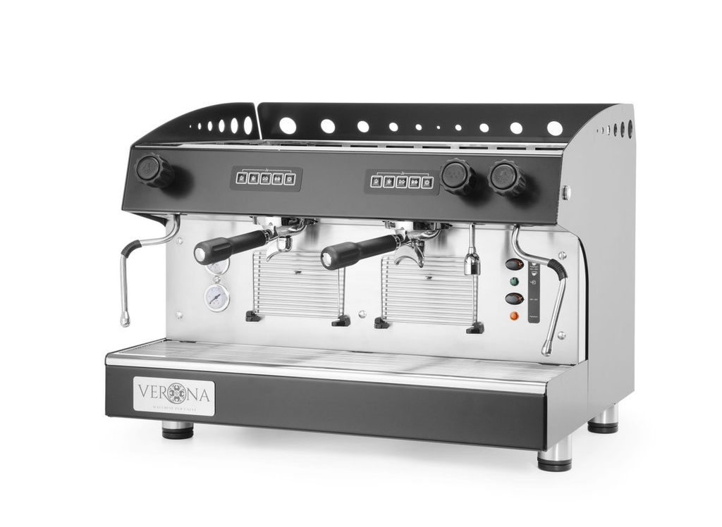 [BM-HENDI-207581] Kavos aparatas Julia, 2 grupių, automatinis, Verona, 230V/3700W, 665x563x(H)530mm