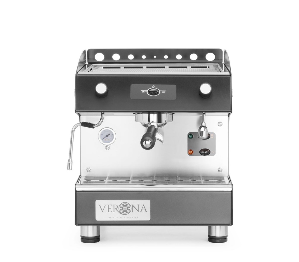 [BM-HENDI-207598] Kavos aparatas Romeo Easy, 1 grupės, pusiau automatinis, Verona, 230V/1800W, 375x530x(H)485mm
