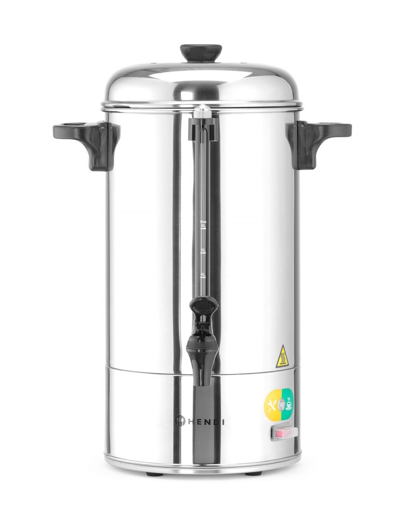 [BM-HENDI-208007] Perkoliatorius, vienos sienelės, HENDI, 6L, 230V/1500W, 355x355x(H)470mm
