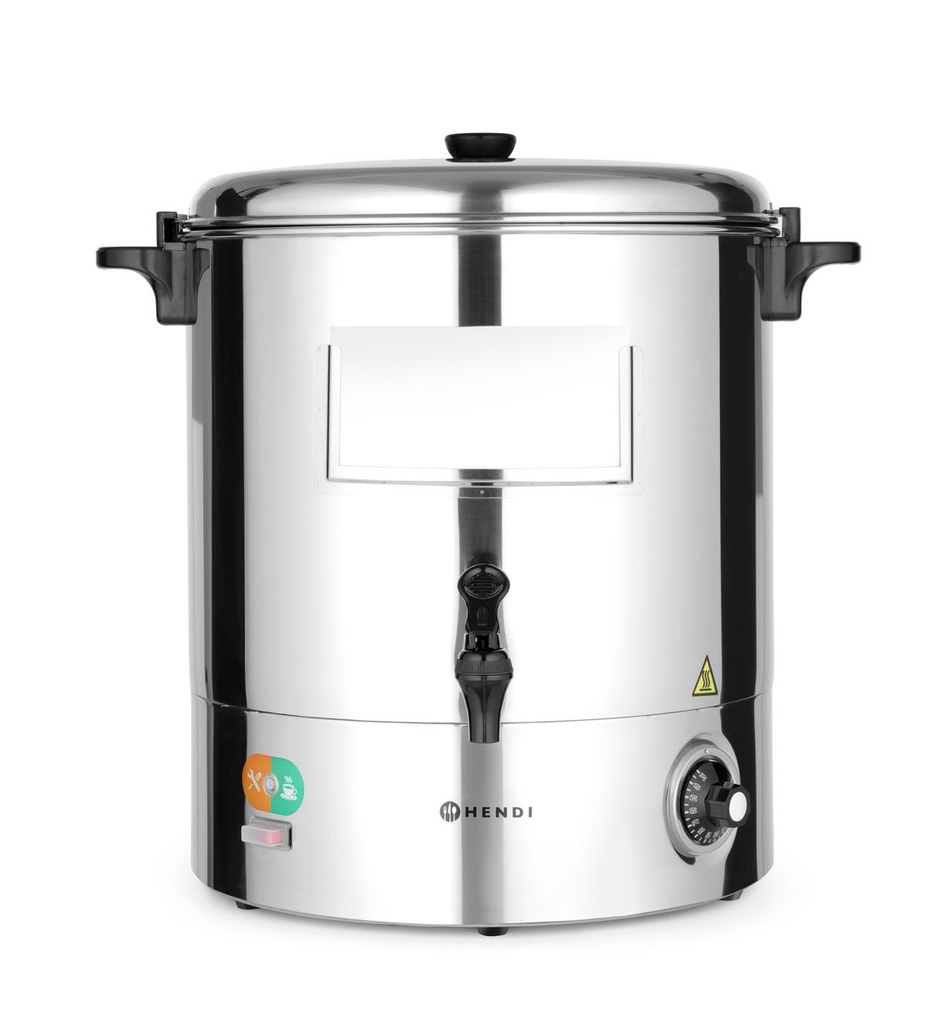 [BM-HENDI-209905] Karštų gėrimų virdulys, HENDI, 28L, 230V/2200W, 500x500x(H)488mm
