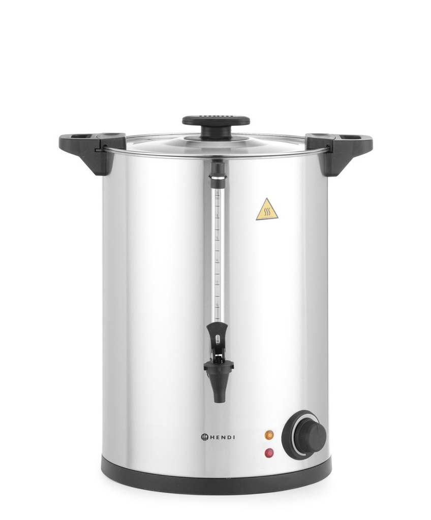 [BM-HENDI-211144] Karštų gėrimų virdulys vienasienis, HENDI, ≈ 130 puodelių per 42 min., 20L, 230V/2500W, 415x382x(H)480mm