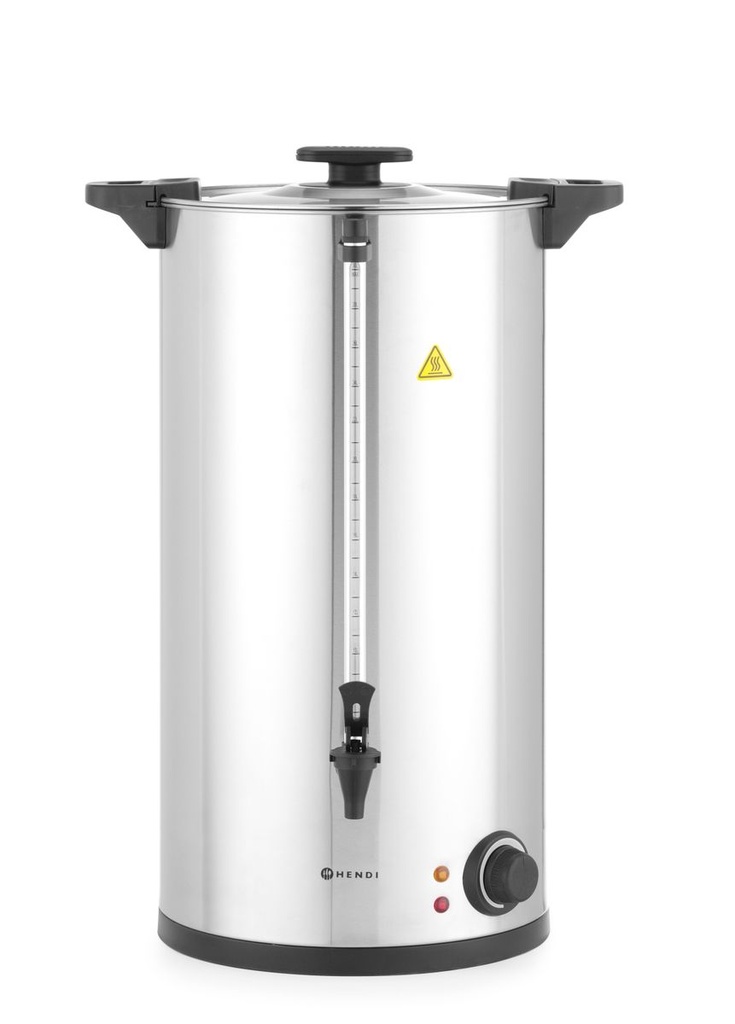[BM-HENDI-211151] Karštų gėrimų virdulys vienasienis, HENDI, ≈ 200 puodelių per 65 min., 30L, 230V/2500W, 415x382x(H)620mm