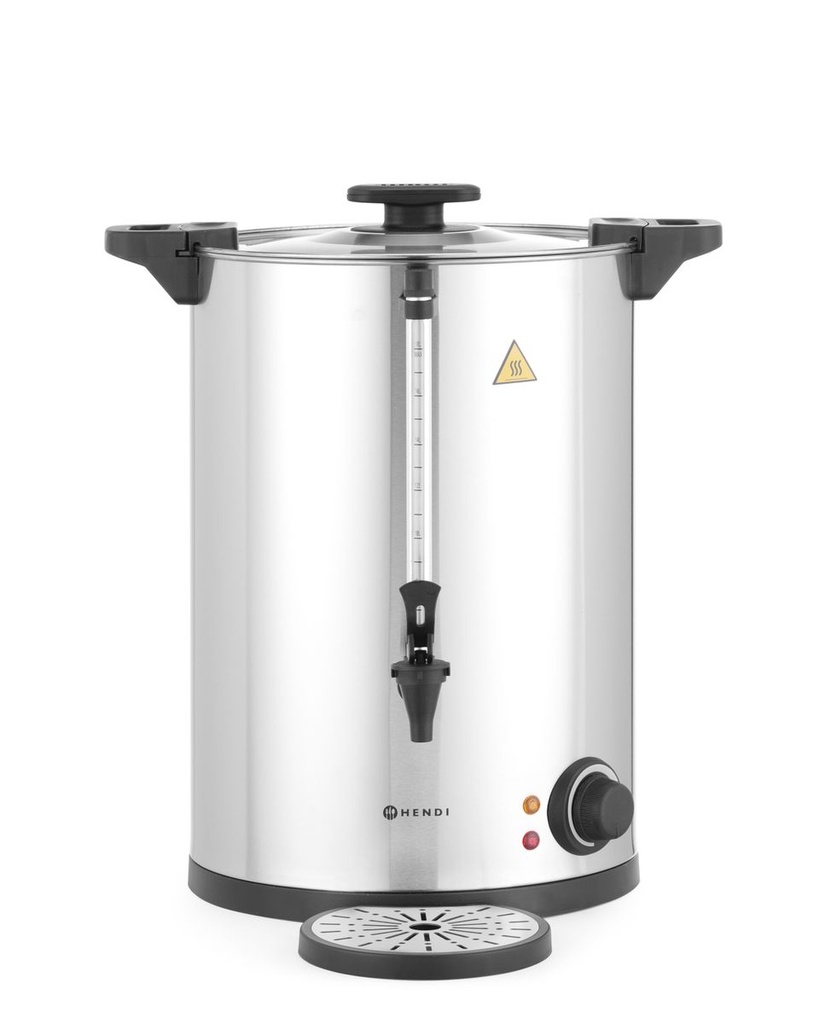 [BM-HENDI-211175] Karštų gėrimų virdulys dvisienis, HENDI, ≈ 120 puodelių per 37 min., 18L, 230V/2500W, 415x382x(H)480mm