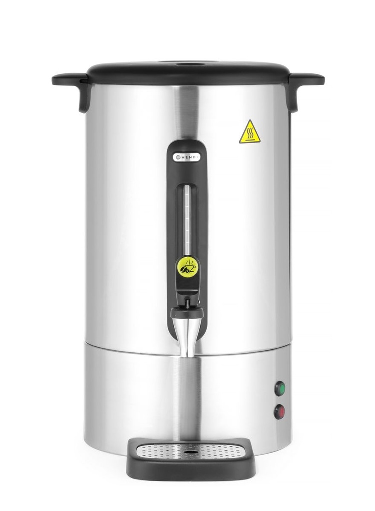[BM-HENDI-211441] Perkoliatorius UNIQ, HENDI, dizainas Robert Bronwasser, 14L, Sidabrinė, 230V/1750W, 357x380x(H)502mm