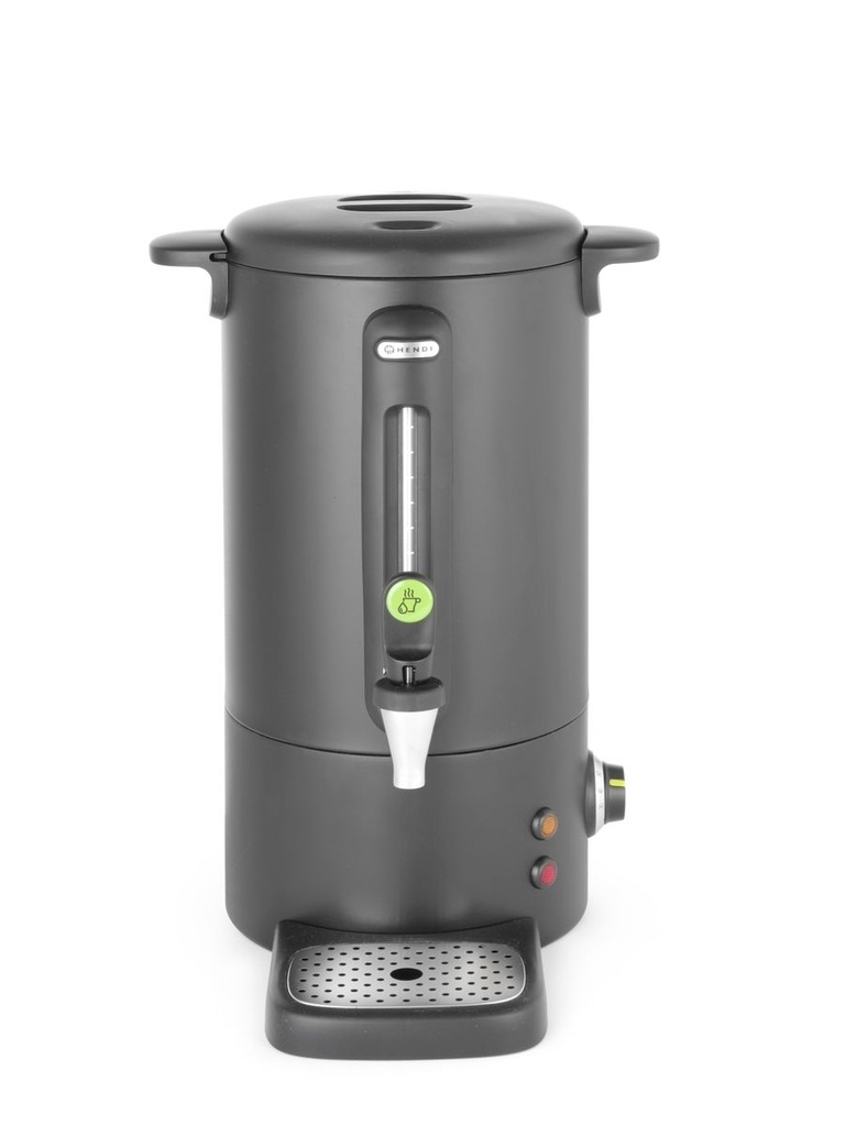 [BM-HENDI-211458] Karštų gėrimų virdulys UNIQ, HENDI, dizainas Robert Bronwasser, 9L, Juoda, 230V/950W, 307x330x(H)450mm