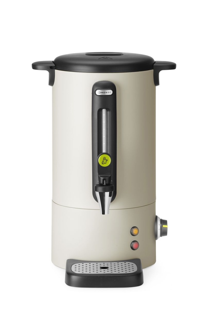 [BM-HENDI-211519] Karštų gėrimų virdulys UNIQ, HENDI, dizainas Robert Bronwasser, 9L, Kreminė, 230V/950W, 307x330x(H)450mm