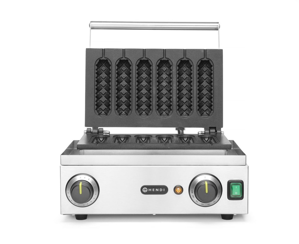 [BM-HENDI-212189] Vaflinė corn dog, HENDI, 230V/1550W, 390x378x(H)229mm