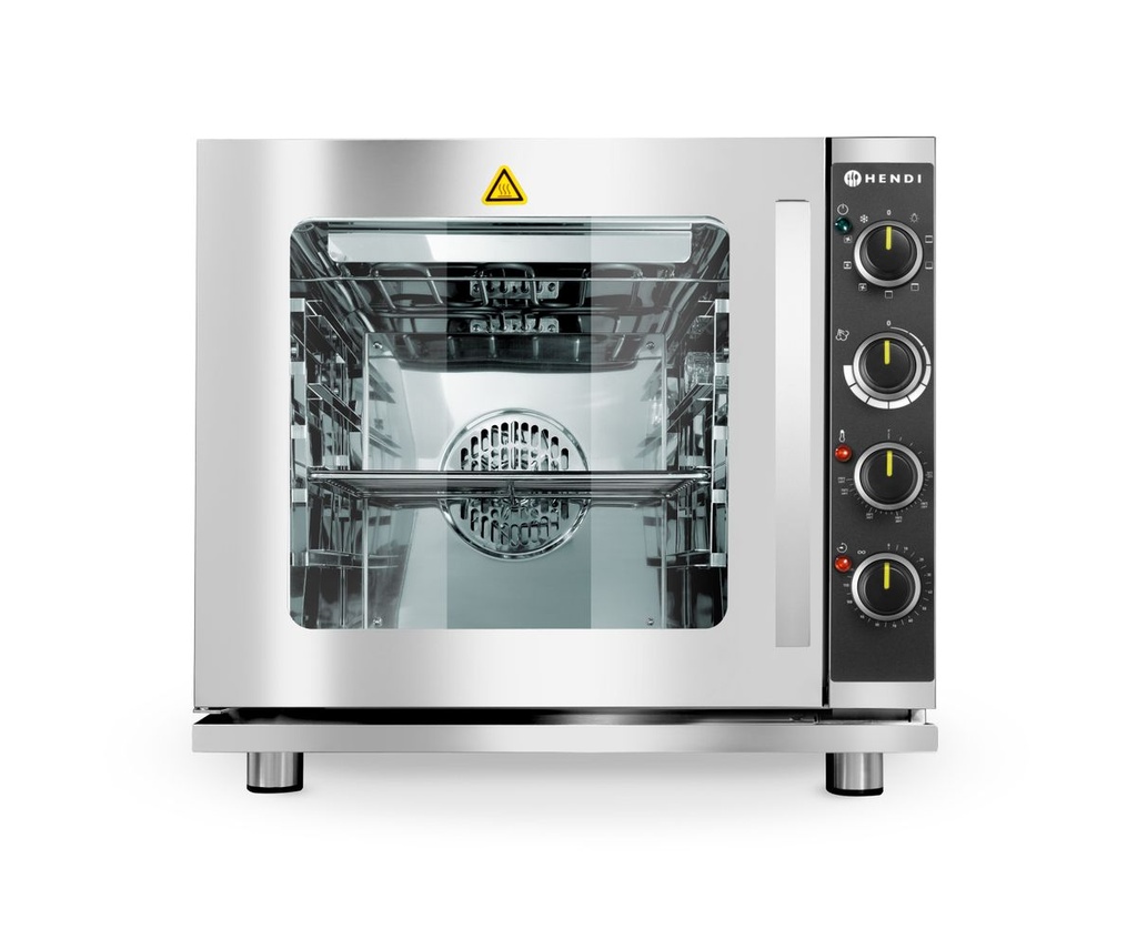 [BM-HENDI-225929] Konvekcinė garų orkaitė su griliu, HENDI, tinka 4x GN2/3 padėklams, Šviesiai pilka, 230V/3000W, 625x585x(H)590mm