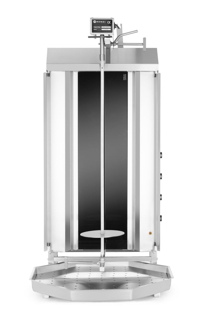 [BM-HENDI-226018] Elektrinis kebabo grilis, HENDI, Profi Line, 400V/7200W, 7,2kW, 550x700x(H)1120mm