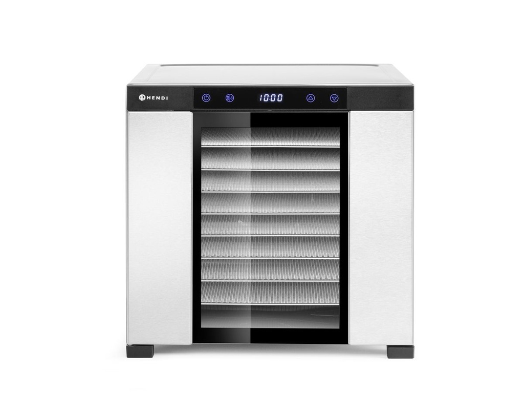 [BM-HENDI-229026] Maisto džiovyklė Profi Line, HENDI, Profi Line, 10 padėklų, 230V/1000W, 430x550x(H)416mm