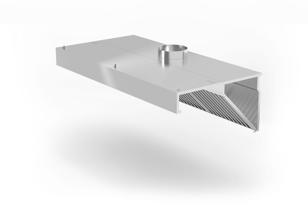 [BM-HENDI-229316] Prie sienos montuojamas gartraukis, kampinis, HENDI, Profi Line, su LED apšvietimu, 1200x700x(H)450mm