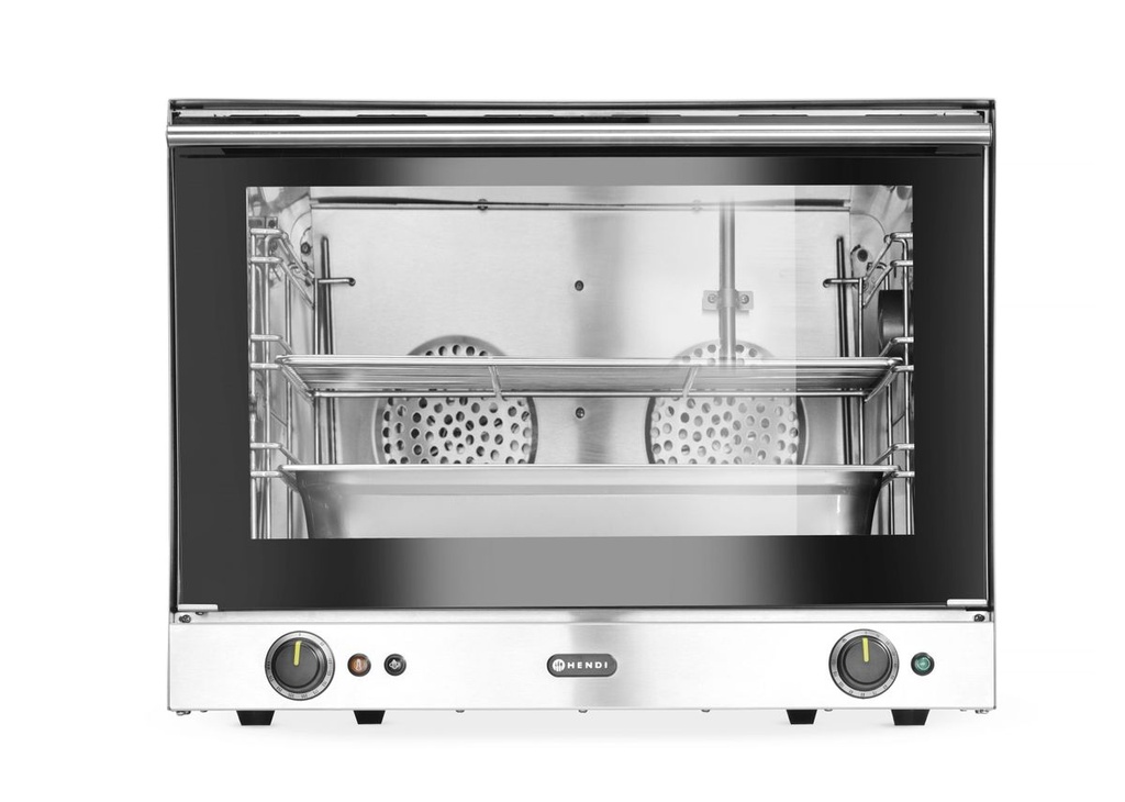 [BM-HENDI-229873] Konvekcinė orkaitė su drėkinimu H100S, HENDI, GN 1/1, 230V/3500W, 699x608x(H)550mm