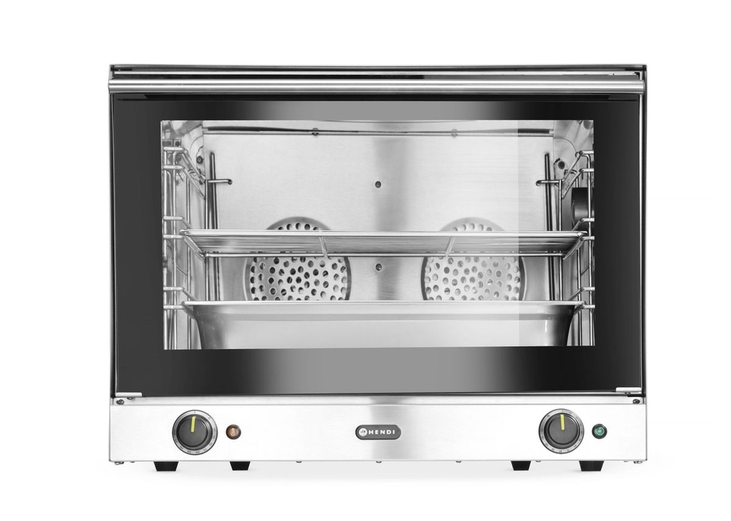 [BM-HENDI-229880] Konvekcinė orkaitė H100, HENDI, GN 1/1, 230V/3500W, 699x608x(H)550mm