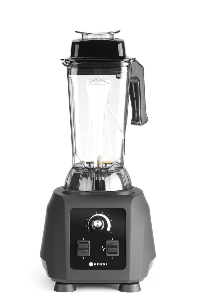 [BM-HENDI-230718] Baro blenderis, HENDI, 2,5L, Juoda, 230V/1680W, 320x250x(H)532mm
