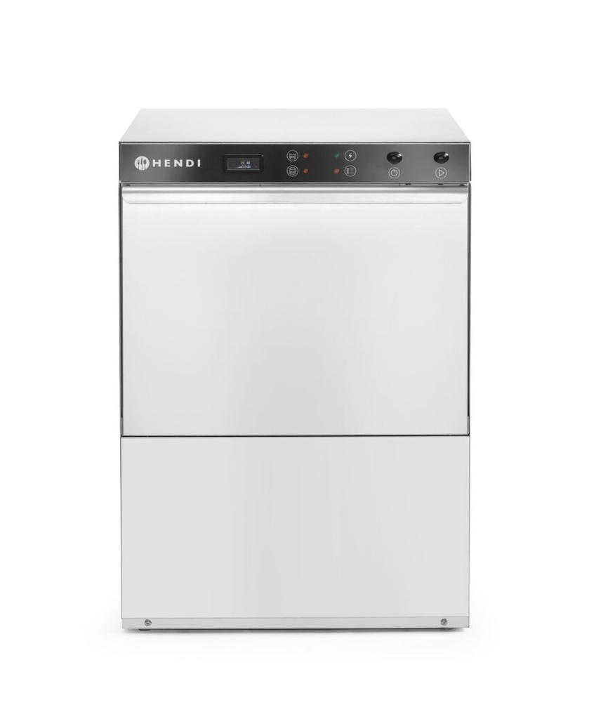 [BM-HENDI-233030] Indaplovė 50x50 - elektromechaninis valdymas, HENDI, Budget Line, su plovimo priemonės siurbliu, 400V/6600W, 570x600x(H)830mm