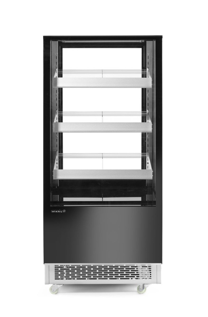 [BM-HENDI-233306] Šaldomos vitrinos su 3 pasvirusiomis lentynomis, Arktic, 230V/480W, 833x650x(H)1460mm