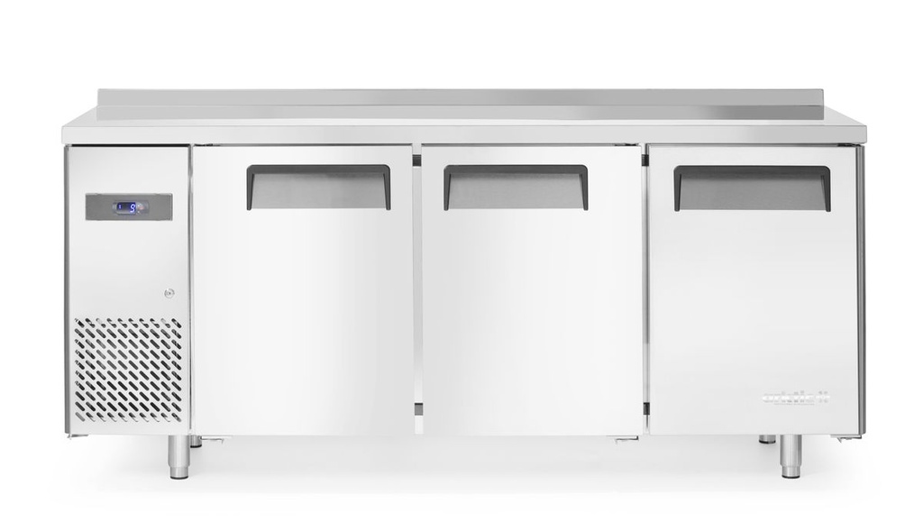 [BM-HENDI-233382] Šaldomasis stalas su trejomis durimis Kitchen Line 390L, Arktic, Kitchen Line, 291L, 230V/270W, 600x1800x(H)840mm