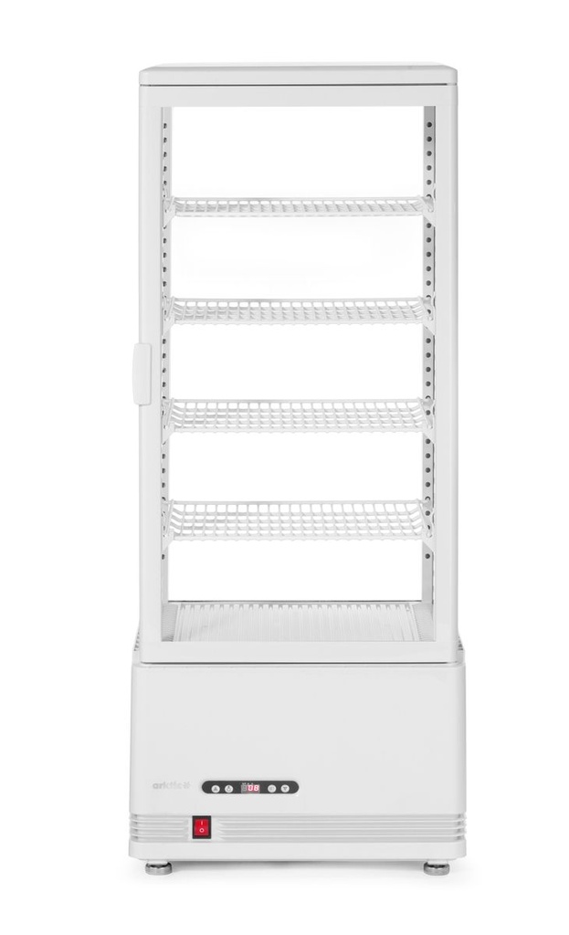 [BM-HENDI-233665] Šaldoma vitrina, 98 l, Arktic, balta, 230V/210W, 397x444x(H)1100mm