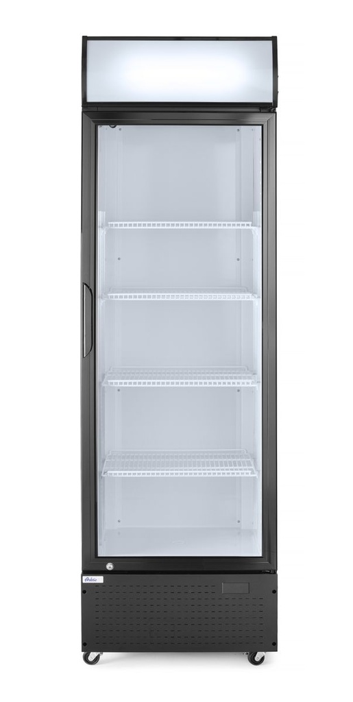 [BM-HENDI-233788] Baro šaldytuvas su apšviečiamu skydeliu, vienų durų, Arktic, 254L, Juoda, 230V/250W, 578x605x(H)1980mm