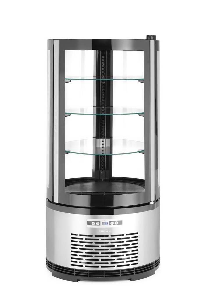 [BM-HENDI-233825] Apvali tortų vitrina , Arktic, 230V/210W, ⌀480x(H)1065mm