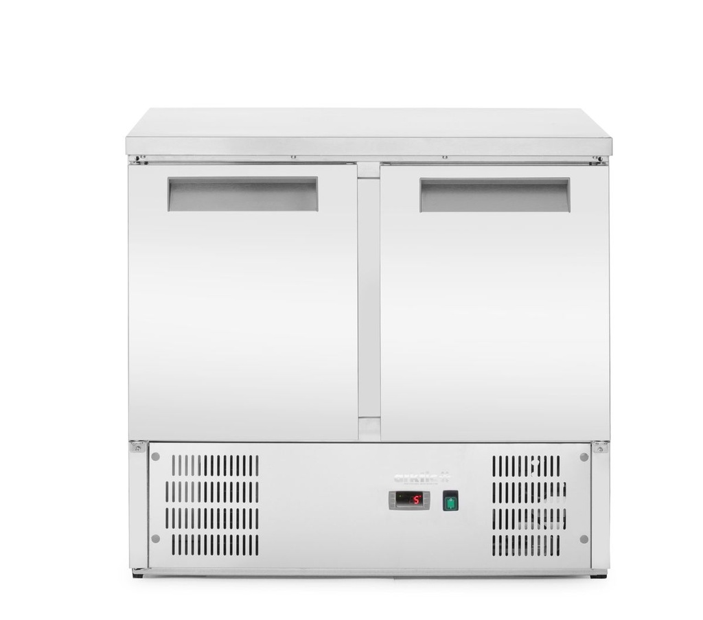 [BM-HENDI-236130] Šaldomas stalas, dviejų durų, Arktic, 146L, 230V/143W, 700x900x(H)850mm