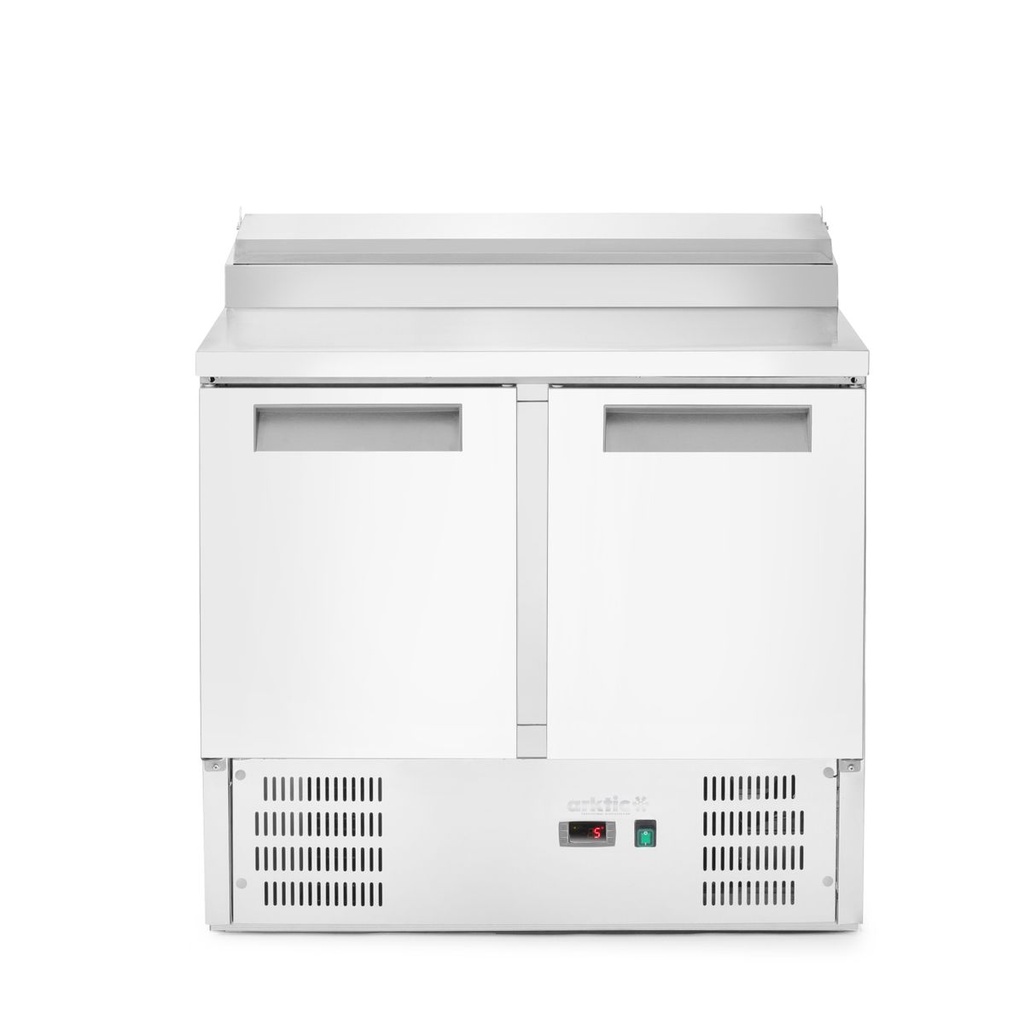 [BM-HENDI-236222] Šaldomasis stalas su 2 durimis ir antstatu, Arktic, 146L, 230V/143W, 700x900x(H)990mm