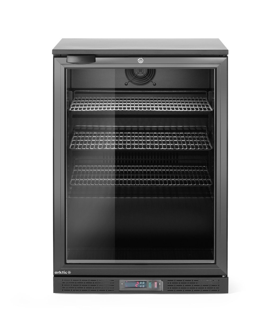 [BM-HENDI-236864] Baro šaldytuvas vienų durų, Arktic, 105L, Juoda, 230V/120W, 600x530x(H)870mm