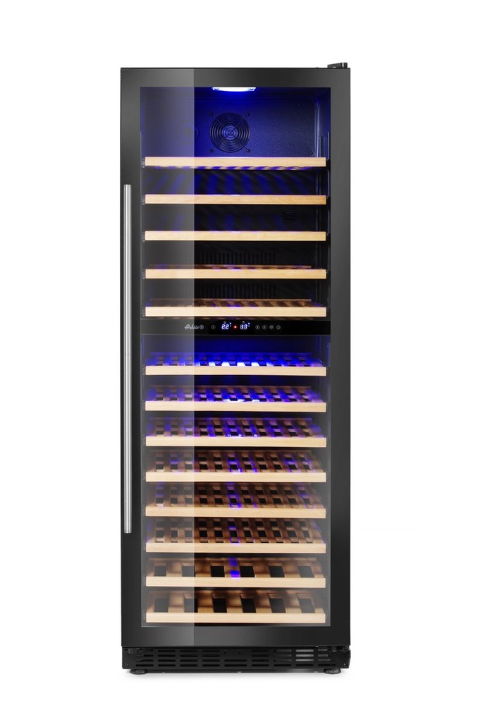 [BM-HENDI-237564] Vyno šaldytuvas, 2 zonų, 135 buteliai, Arktic, 387L, 230V/130W, 595x675x(H)1625mm
