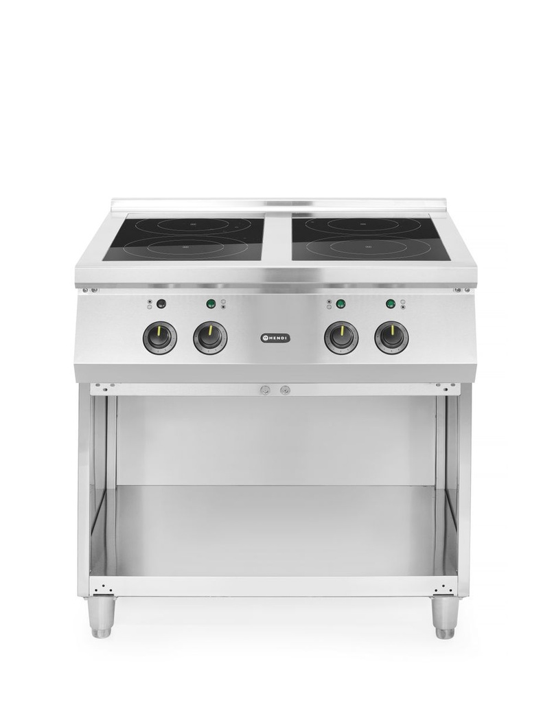 [BM-HENDI-237687] Indukcinė viryklė, 4 kaitvietės, HENDI, Atvira sandėliavimo zona, 400V/17000W, 800x720x(H)854mm