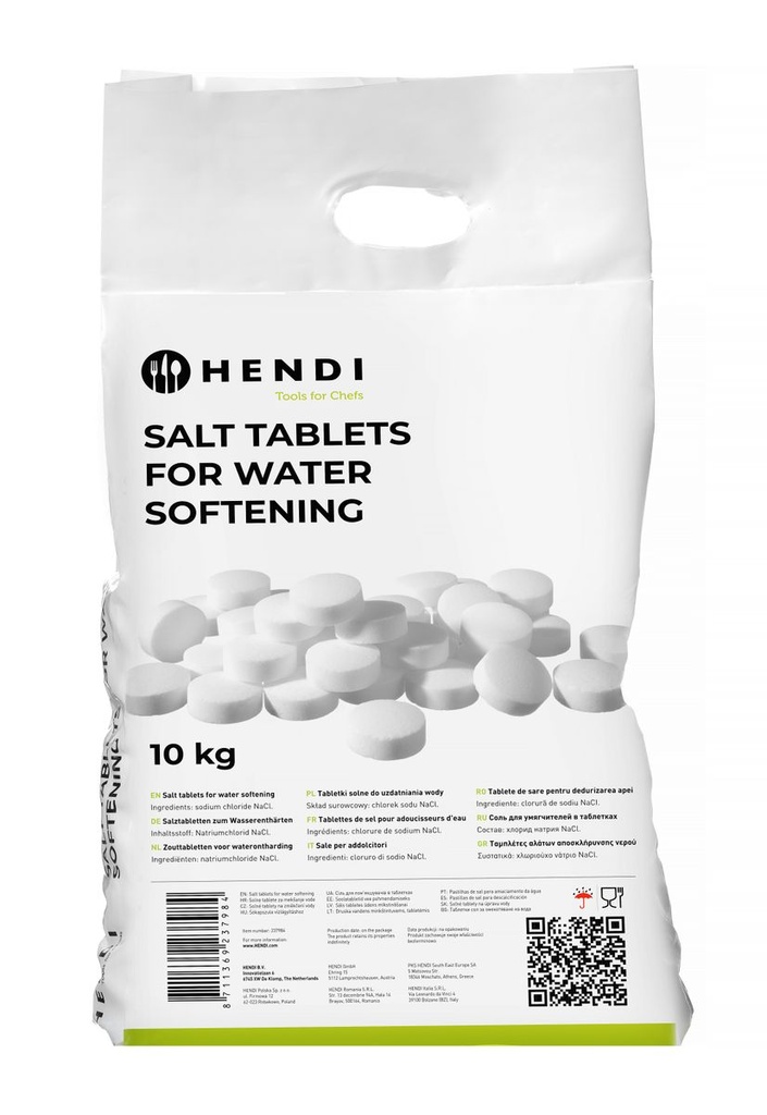 [BM-HENDI-237984] Druskos tabletės vandens minkštinimui, HENDI, 10 kg