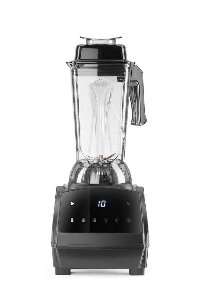 [BM-HENDI-238103] Skaitmeninis baro trintuvas be BPA, HENDI, 2,5L, Juoda, 230V/1680W, 220x240x(H)535mm