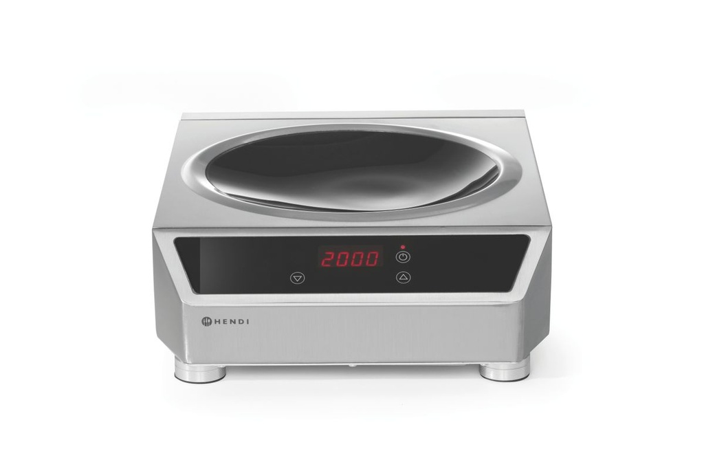 [BM-HENDI-239766] Indukcinė wok kaitlentė modelis 3500, HENDI, Profi Line, Indukcinis modulis, 230V/3500W, 340x450x(H)130mm