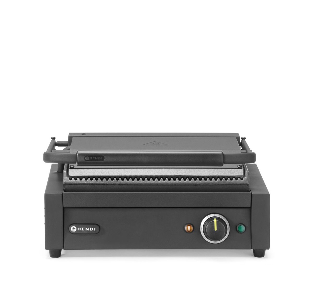 [BM-HENDI-263617] Kontaktinis grilis Panini, HENDI, Juoda, 220-240V/2200W, 430x375x(H)216mm