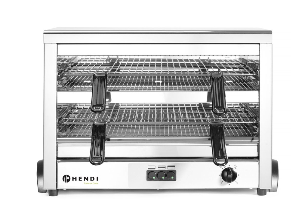 [BM-HENDI-264331] Kvarcinė salamandra MAXI GN 1/1, HENDI, 400V/4500W, 682x528x(H)455mm