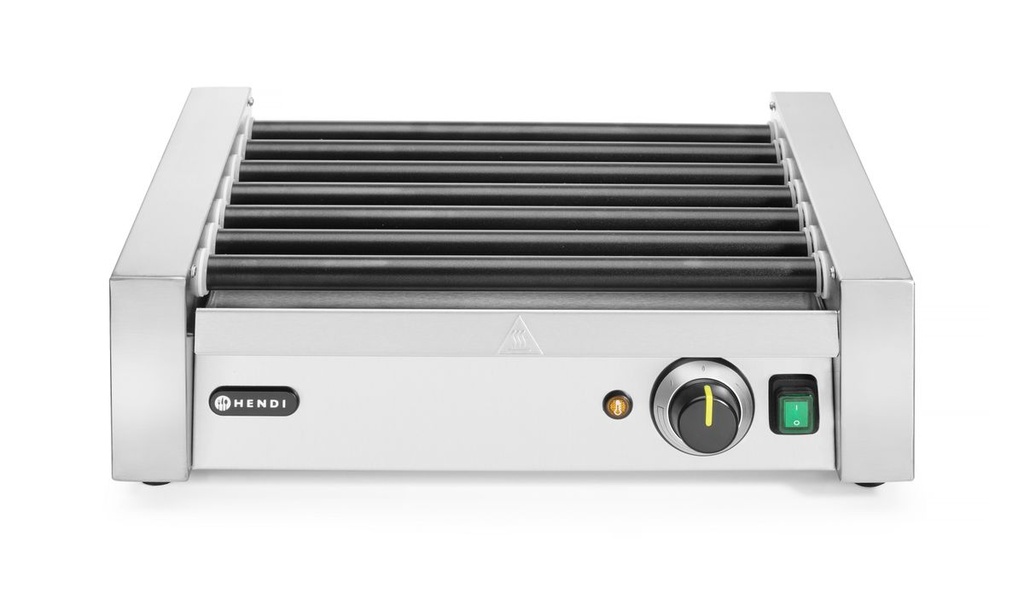 [BM-HENDI-268506] Ritininis dešrelių grilis – viena zona, HENDI, 7 volai, 230V/740W, 525x365x(H)176mm