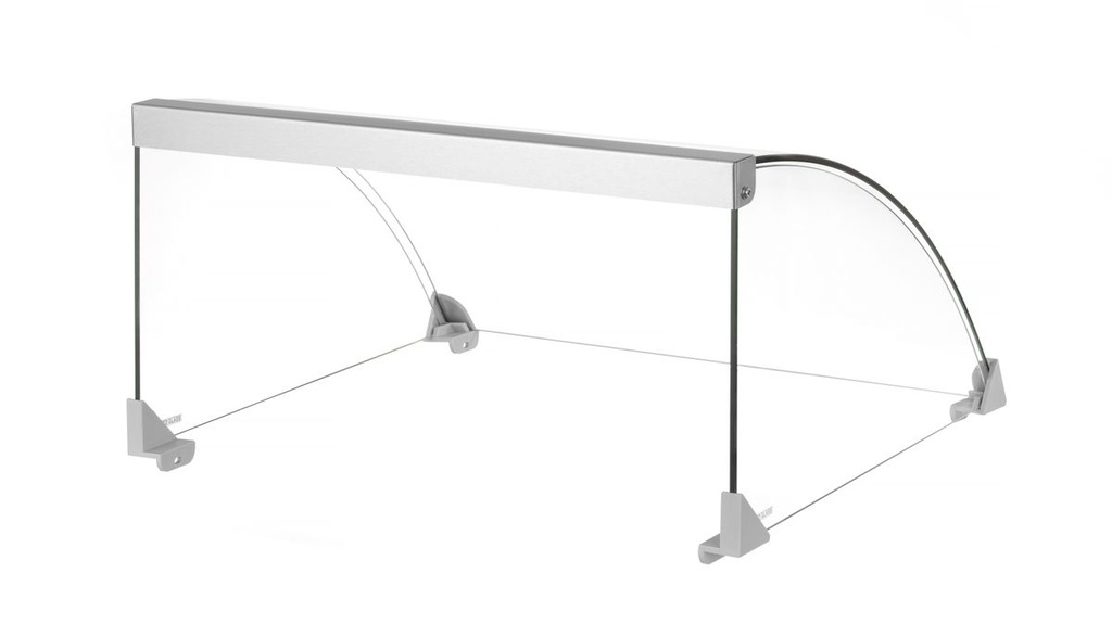 [BM-HENDI-268612] Stikliniai gaubtai dešrelių kepimo aparatams, HENDI, Dešrelių kepimo griliui 9 (268605), 470x401x(H)250mm
