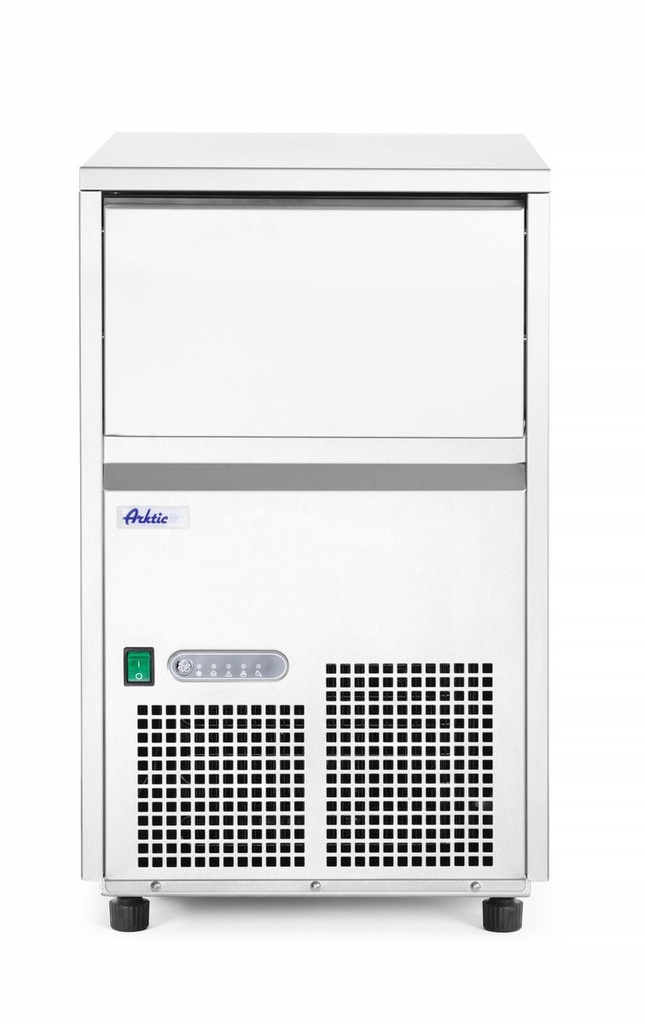 [BM-HENDI-271353] Ledo kubelių gaminimo aparatas, Arktic, Sidabrinė, 230V/385W, 520x380x(H)637mm