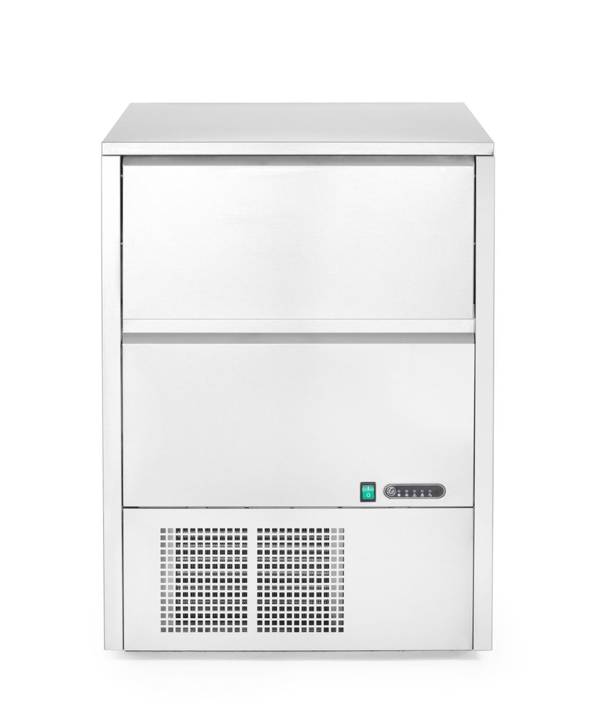 [BM-HENDI-271438] Ledo kubelių gaminimo aparatas, Arktic, Sidabrinė, 230V/630W, 715x605x(H)835mm