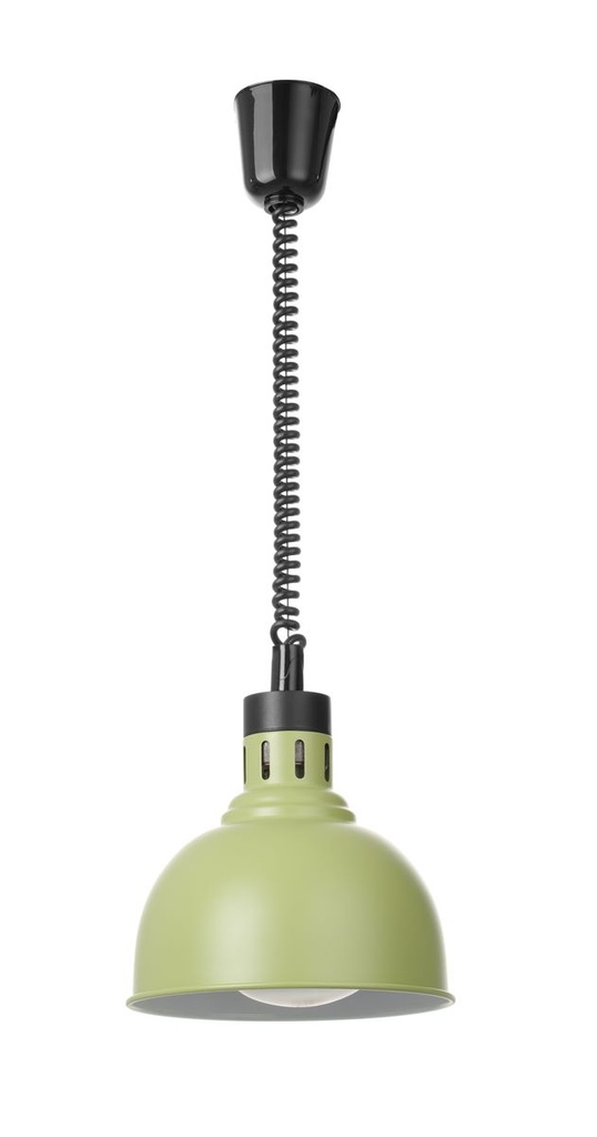 [BM-HENDI-273630] Reguliuojamo aukščio šildymo lempa, kupolo formos, HENDI, Žalia, 230V/250W, ⌀250x(H)207mm