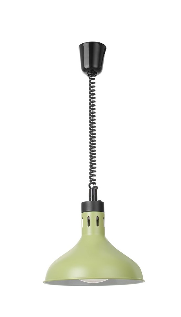 [BM-HENDI-273692] Reguliuojamo aukščio šildymo lempa, varpo formos, HENDI, Žalia, 230V/250W, ⌀295x(H)207mm