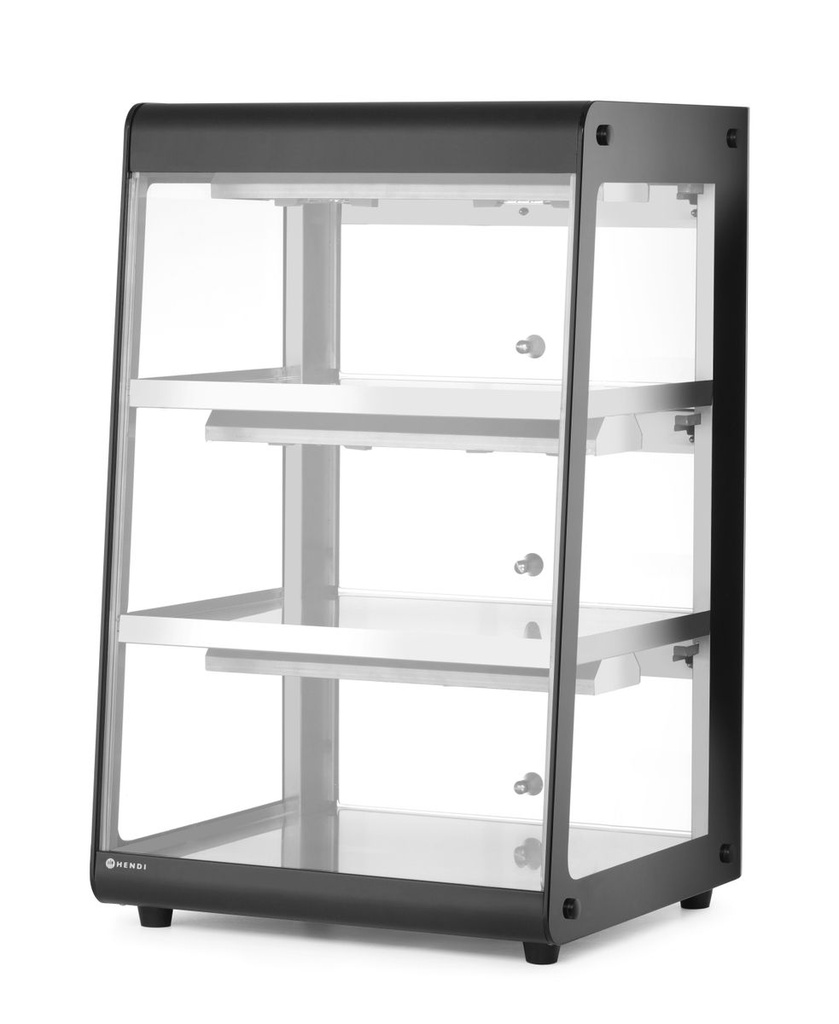 [BM-HENDI-273760] Šildoma stalinė vitrina, HENDI, Juoda, 230V/500W, 472x447x(H)775mm