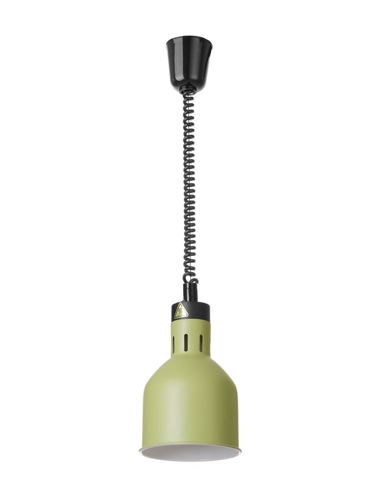 [BM-HENDI-273791] Reguliuojamo aukščio šildymo lempa, cilindrinis, HENDI, Žalia, 230V/375W, ⌀175x(H)250mm