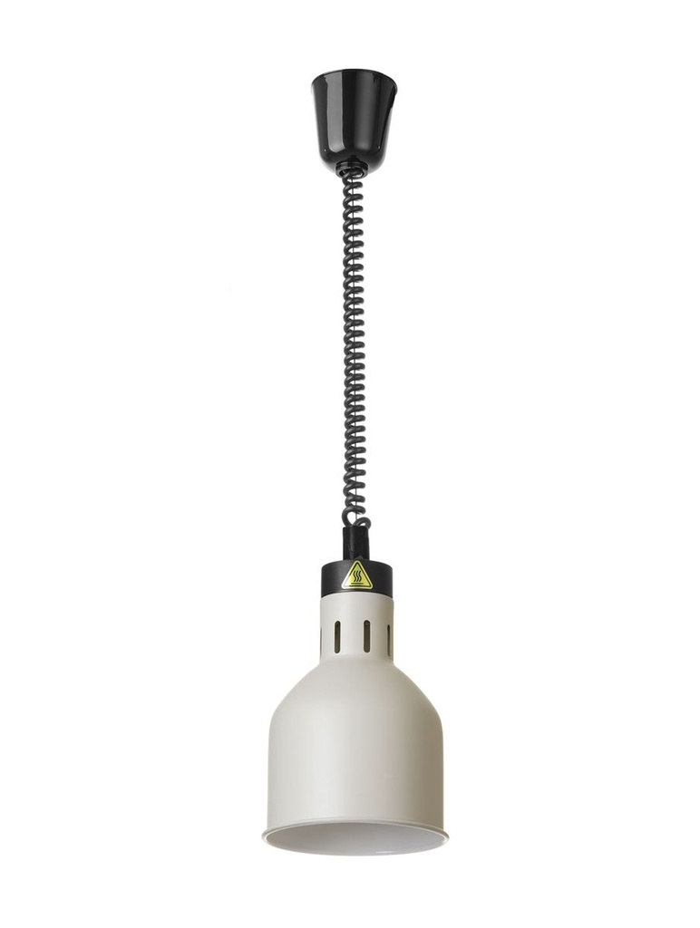 [BM-HENDI-273821] Reguliuojamo aukščio šildymo lempa, cilindrinis, HENDI, Balta, 230V/375W, ⌀175x(H)250mm