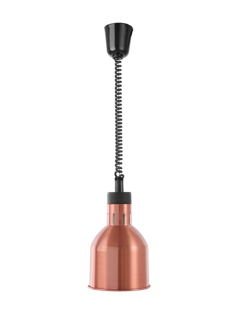 [BM-HENDI-273890] Reguliuojamo aukščio šildymo lempa, cilindrinis, HENDI, Varinė, 230V/375W, ⌀175x(H)250mm