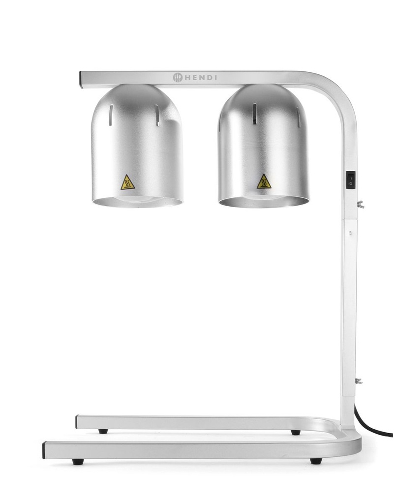 [BM-HENDI-273906] Maisto šildytuvas, infraraudonųjų spindulių, HENDI, Sidabrinė, 230V/500W, 453x360x(H)790mm