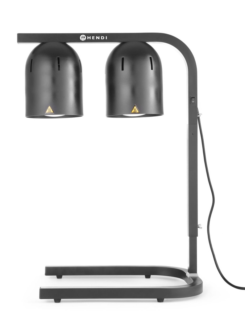 [BM-HENDI-273913] Maisto šildytuvas, infraraudonųjų spindulių, HENDI, Juoda, 230V/500W, 453x360x(H)790mm